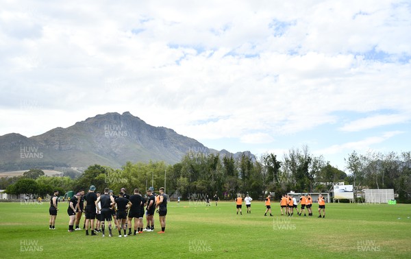220322 - Ospreys Rugby Training at Stellenbosch Academy of Sport - The Ospreys go through a training session in South Africa