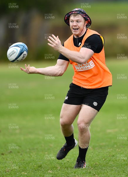 220322 - Ospreys Rugby Training at Stellenbosch Academy of Sport - Keiran Williams of Ospreys during a training session in South Africa