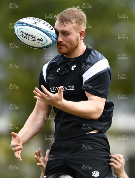 220322 - Ospreys Rugby Training at Stellenbosch Academy of Sport - Sam Moore of Ospreys during a training session in South Africa