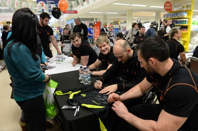 130314 - Ospreys -Signing session