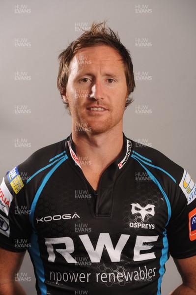 30.07.11 - Ospreys Rugby Squad 2011/2012 - Barry Davies. 