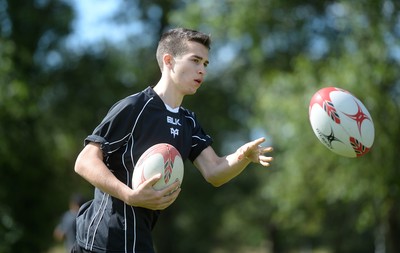 080714 - Ospreys Summer Camp -Ospreys squad give a skills master class