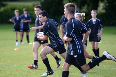 080714 - Ospreys Summer Camp -Ospreys squad give a skills master class