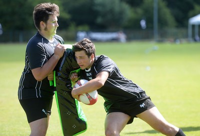 080714 - Ospreys Summer Camp -Ospreys squad give a skills master class