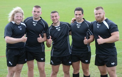 080714 - Ospreys Summer Camp -Ospreys squad give a skills master class