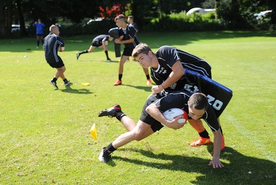 080714 - Ospreys Summer Camp -Ospreys squad give a skills master class