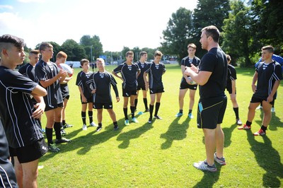 080714 - Ospreys Summer Camp -Ospreys squad give a skills master class