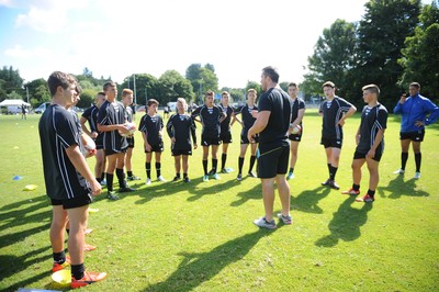 080714 - Ospreys Summer Camp -Ospreys squad give a skills master class