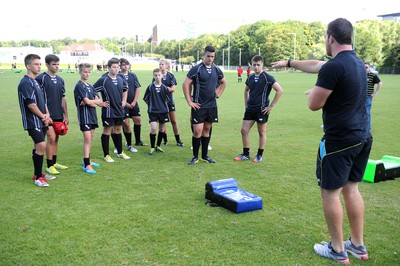 080714 - Ospreys Summer Camp -Ospreys squad give a skills master class