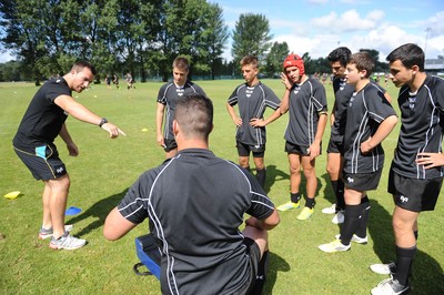 080714 - Ospreys Summer Camp -Ospreys squad give a skills master class