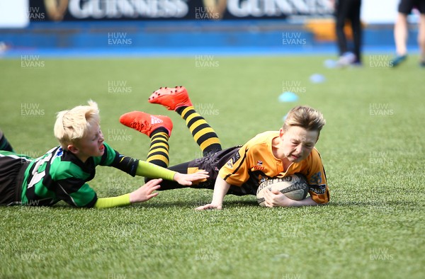 020417 - Ospreys Rugby Festival -  Ospreys community hold a mixed age groups rugby festival as a build up to the game 