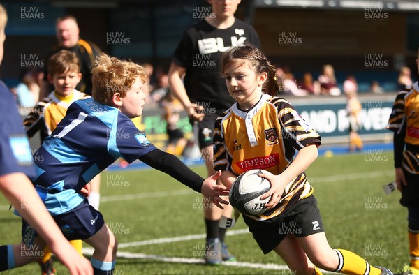 020417 - Ospreys Rugby Festival -  Ospreys community hold a mixed age groups rugby festival as a build up to the game 