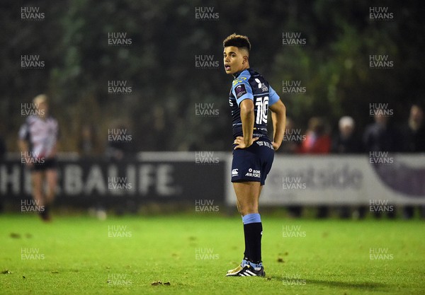 180117 - Ospreys Under 18s v Blues Under 18s - Ben Thomas of Blues by Ben Evans/Huw Evans Agency