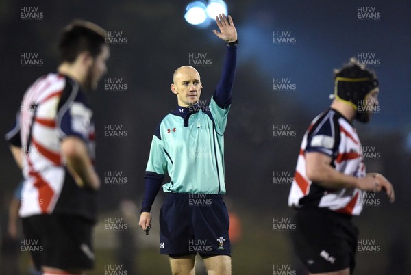 180117 - Ospreys Under 18s v Blues Under 18s - Referee by Ben Evans/Huw Evans Agency