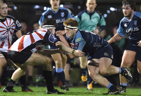 180117 - Ospreys Under 18s v Blues Under 18s - Iestyn Harris of Blues by Ben Evans/Huw Evans Agency