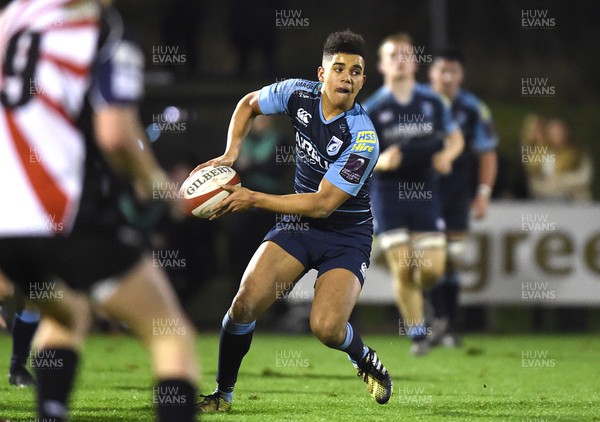 180117 - Ospreys Under 18s v Blues Under 18s - Ben Thomas of Blues by Ben Evans/Huw Evans Agency