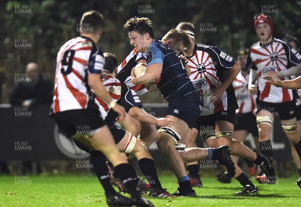 180117 - Ospreys Under 18s v Blues Under 18s - Owen Lloyd of Blues by Ben Evans/Huw Evans Agency