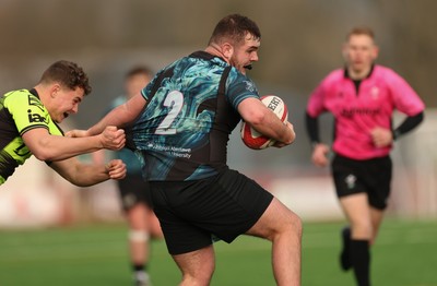 160225  Ospreys U18s v Dragons U18s, WRU Regional Age Grade Semi Final - Logan Lloyd of Ospreys races in to score try