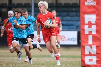 160826 - Ospreys U18 v Scarlets U18 - WRU Regional Age Grade Championship - Rhys James of Scarlets U18