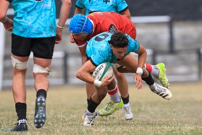 160826 - Ospreys U18 v Scarlets U18 - WRU Regional Age Grade Championship -Harrison Hook of Ospreys u18