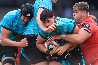 160826 - Ospreys U18 v Scarlets U18 - WRU Regional Age Grade Championship -Ronan Hire of Ospreys u18