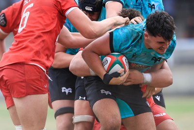160826 - Ospreys U18 v Scarlets U18 - WRU Regional Age Grade Championship - Ronan Hire of Ospreys u18