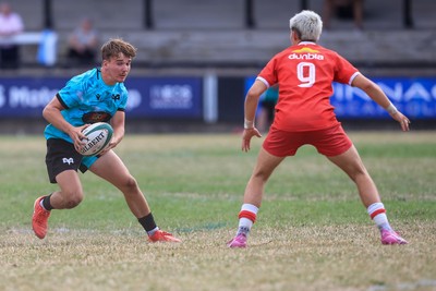 160826 - Ospreys U18 v Scarlets U18 - WRU Regional Age Grade Championship - Aled Evans of Ospreys u18