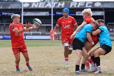 160826 - Ospreys U18 v Scarlets U18 - WRU Regional Age Grade Championship -Deio Thomas of Scarlets U18