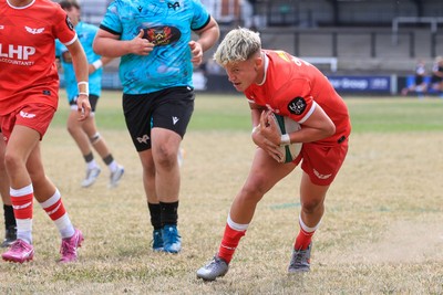 160826 - Ospreys U18 v Scarlets U18 - WRU Regional Age Grade Championship -Deio Thomas of Scarlets U18 