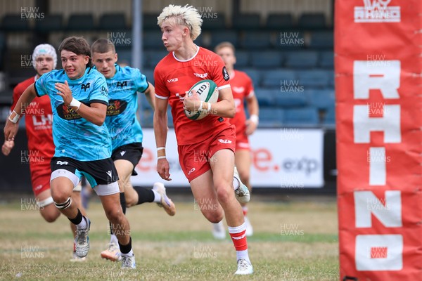 160826 - Ospreys U18 v Scarlets U18 - WRU Regional Age Grade Championship - Rhys James of Scarlets U18