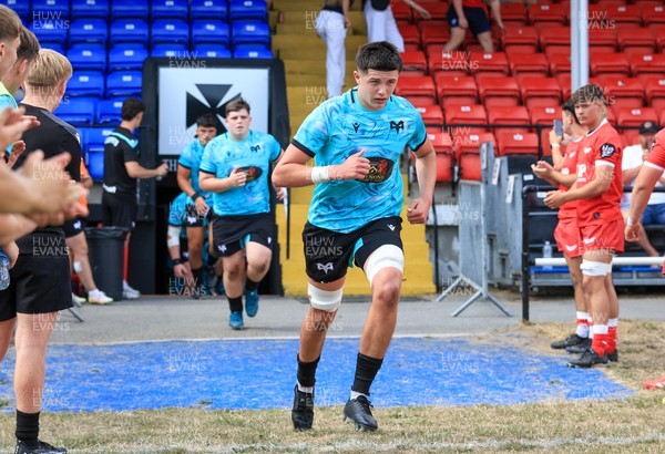 160826 - Ospreys U18 v Scarlets U18 - WRU Regional Age Grade Championship - Ronan Hire of Ospreys u18