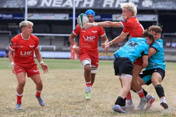 160826 - Ospreys U18 v Scarlets U18 - WRU Regional Age Grade Championship - Rhys James of Scarlets U18 