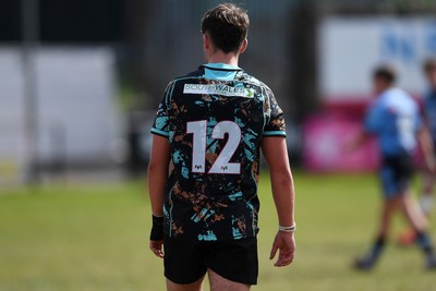 240825 - Ospreys U18s v Cardiff Rugby U18s - Aled Evans of Ospreys 