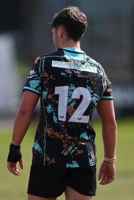 240825 - Ospreys U18s v Cardiff Rugby U18s - Aled Evans of Ospreys 