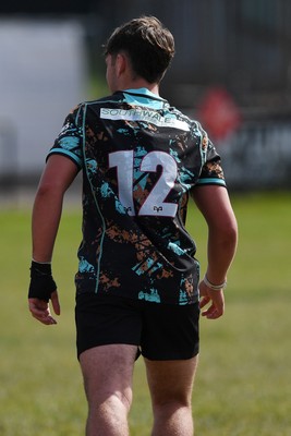 240825 - Ospreys U18s v Cardiff Rugby U18s - Aled Evans of Ospreys 