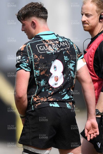 240825 - Ospreys U18s v Cardiff Rugby U18s - Sam Morgan of Ospreys 