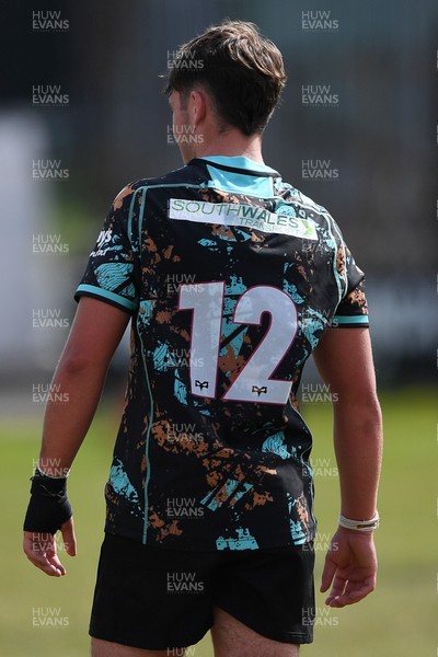 240825 - Ospreys U18s v Cardiff Rugby U18s - Aled Evans of Ospreys 