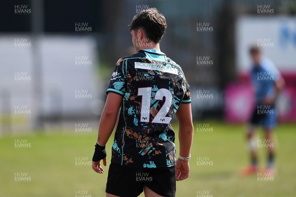 240825 - Ospreys U18s v Cardiff Rugby U18s - Aled Evans of Ospreys 
