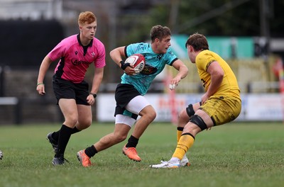 300826 - Ospreys U18s v Dragons U18s - RAG - Cody Tymkiv of Ospreys 