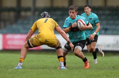 300826 - Ospreys U18s v Dragons U18s - RAG - Cody Tymkiv of Ospreys 