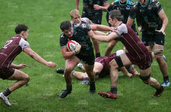 140925 - Ospreys v RGC U18s - Sam Morgan of Ospreys scores a try