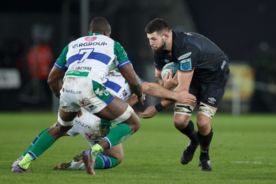 040323 - Ospreys v Benetton - United Rugby Championship - Rhys Davies of Ospreys