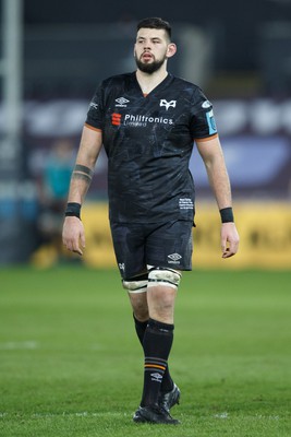 040323 - Ospreys v Benetton - United Rugby Championship - Rhys Davies of Ospreys