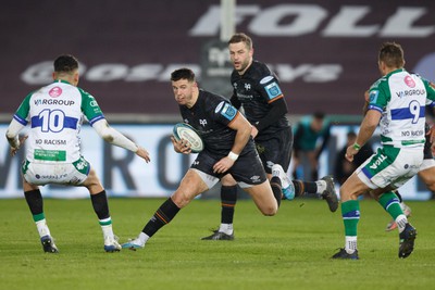 040323 - Ospreys v Benetton - United Rugby Championship - Owen Watkin of Ospreys