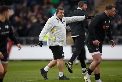 040323 - Ospreys v Benetton - United Rugby Championship - Ospreys head coach Toby Booth before the match