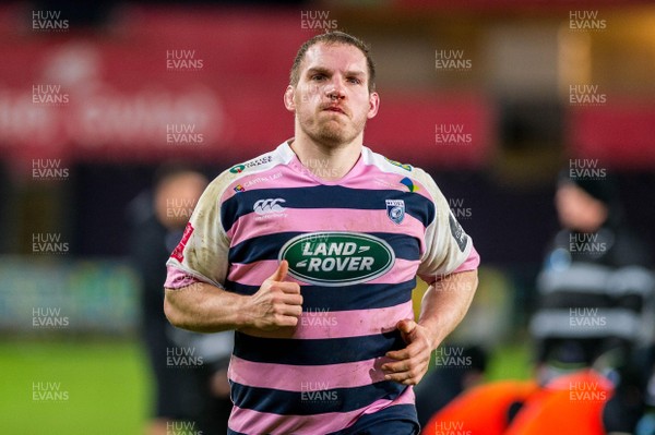 060119 - Ospreys v Cardiff Blues, Guinness PRO14 - Gethin Jenkins of Cardiff Blues in action 