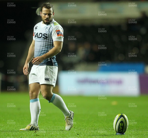 151113 - Ospreys v Cardiff Blues - LV= Cup - Simon Humberstone of Cardiff Blues