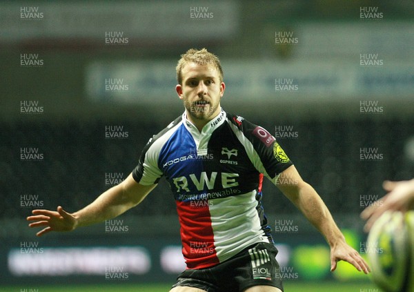 151113 Ospreys v Cardiff Blues - LV=Cup -Ospreys' Tom Isaacs