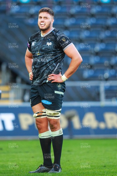 240421 - Ospreys v Cardiff Blues - Guinness PRO14 Rainbow Cup - Ethan Roots of Ospreys