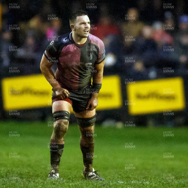 010124 - Ospreys v Cardiff Rugby - United Rugby Championship - Ellis Jenkins of Cardiff